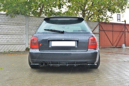 Street Pro Heckansatz Diffusor passend für Audi S4 B5 Avant schwarz matt