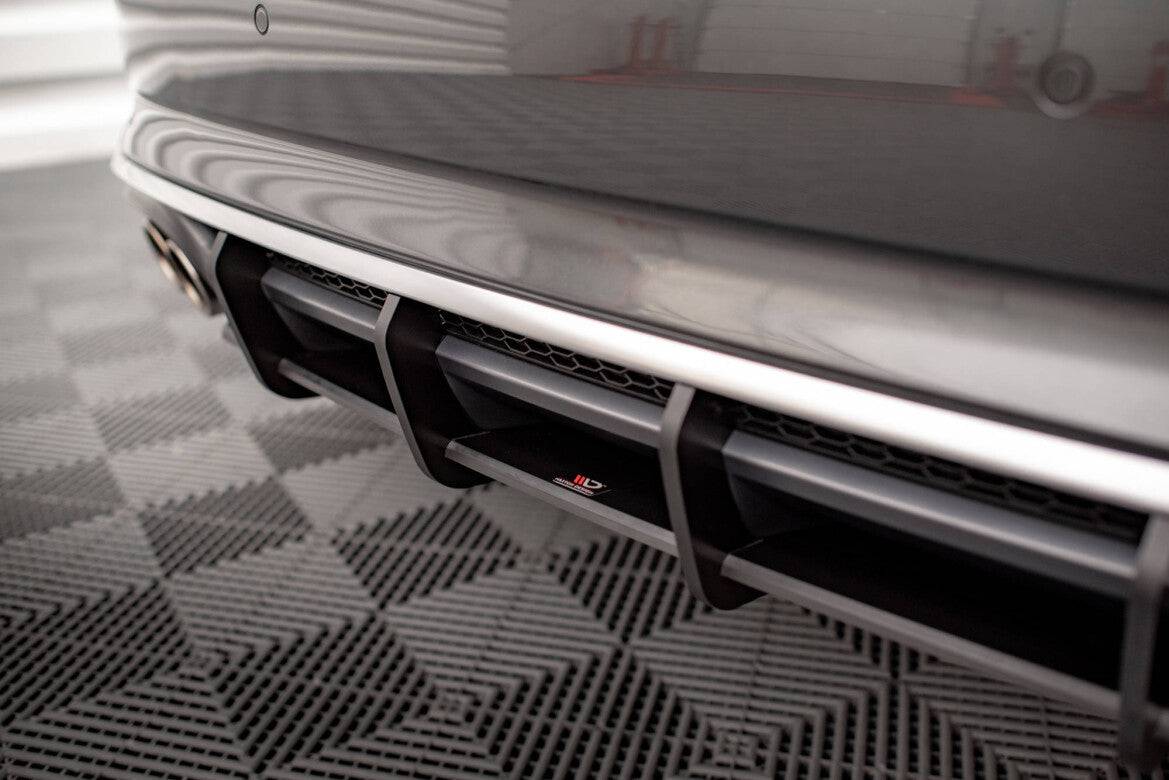 Street Pro Heckansatz Diffusor passend für Audi S5 Coupe / Sportback F5 schwarz matt