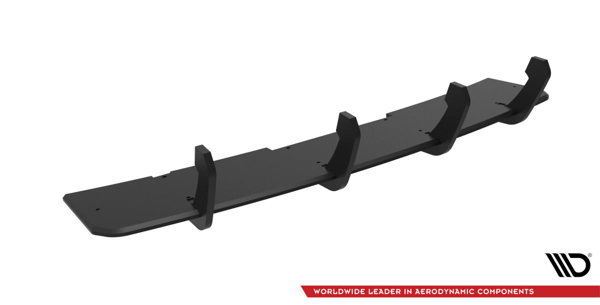 Street Pro Heckansatz Diffusor passend für Audi S5 Coupe / Sportback F5 schwarz matt