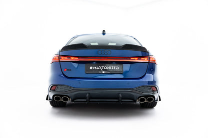 Street Pro Heckansatz Diffusor passend für Audi S5 Limousine / Avant B10 schwarz matt