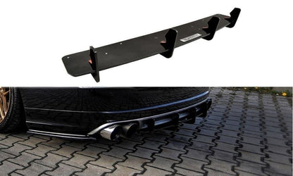 Street Pro Heckansatz Diffusor passend für Audi S8 D4 FL schwarz matt