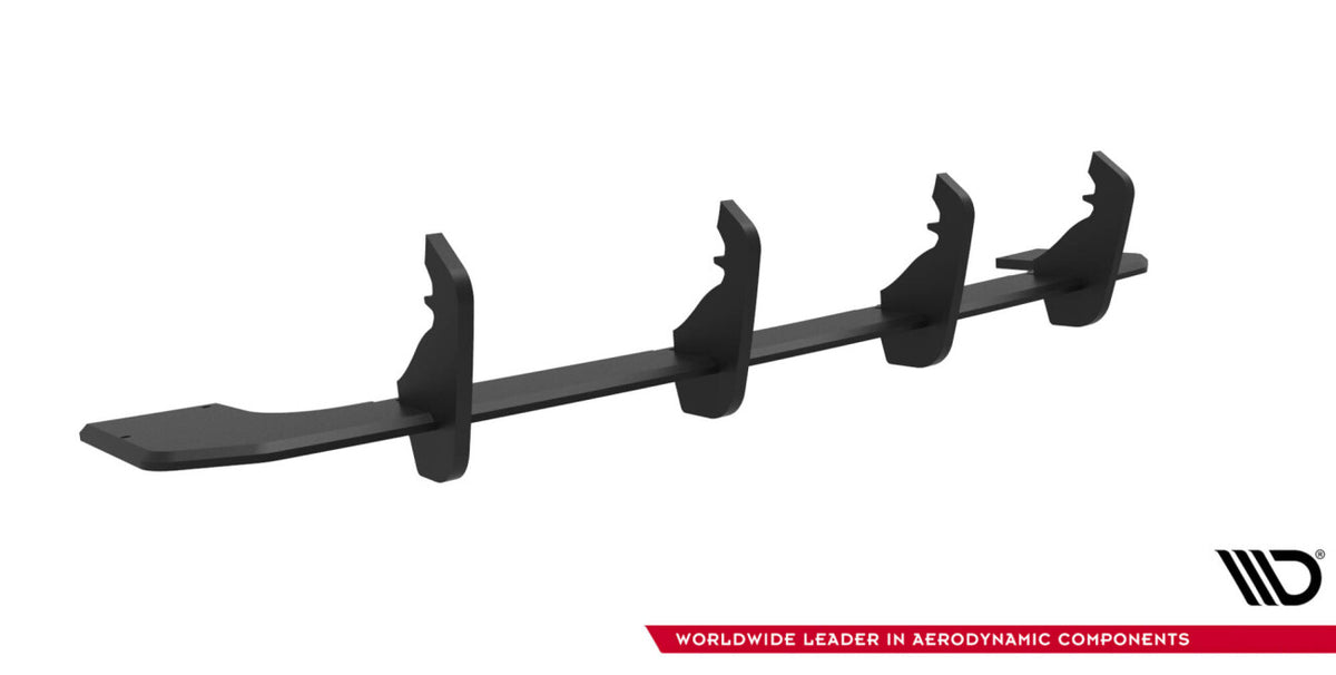 Street Pro Heckansatz Diffusor passend für Audi S8 D5 FL schwarz matt