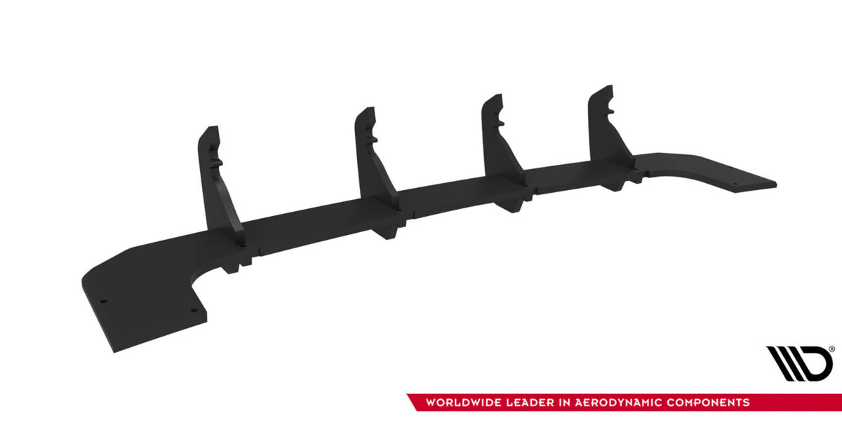Street Pro Heckansatz Diffusor passend für Audi S8 D5 FL schwarz matt