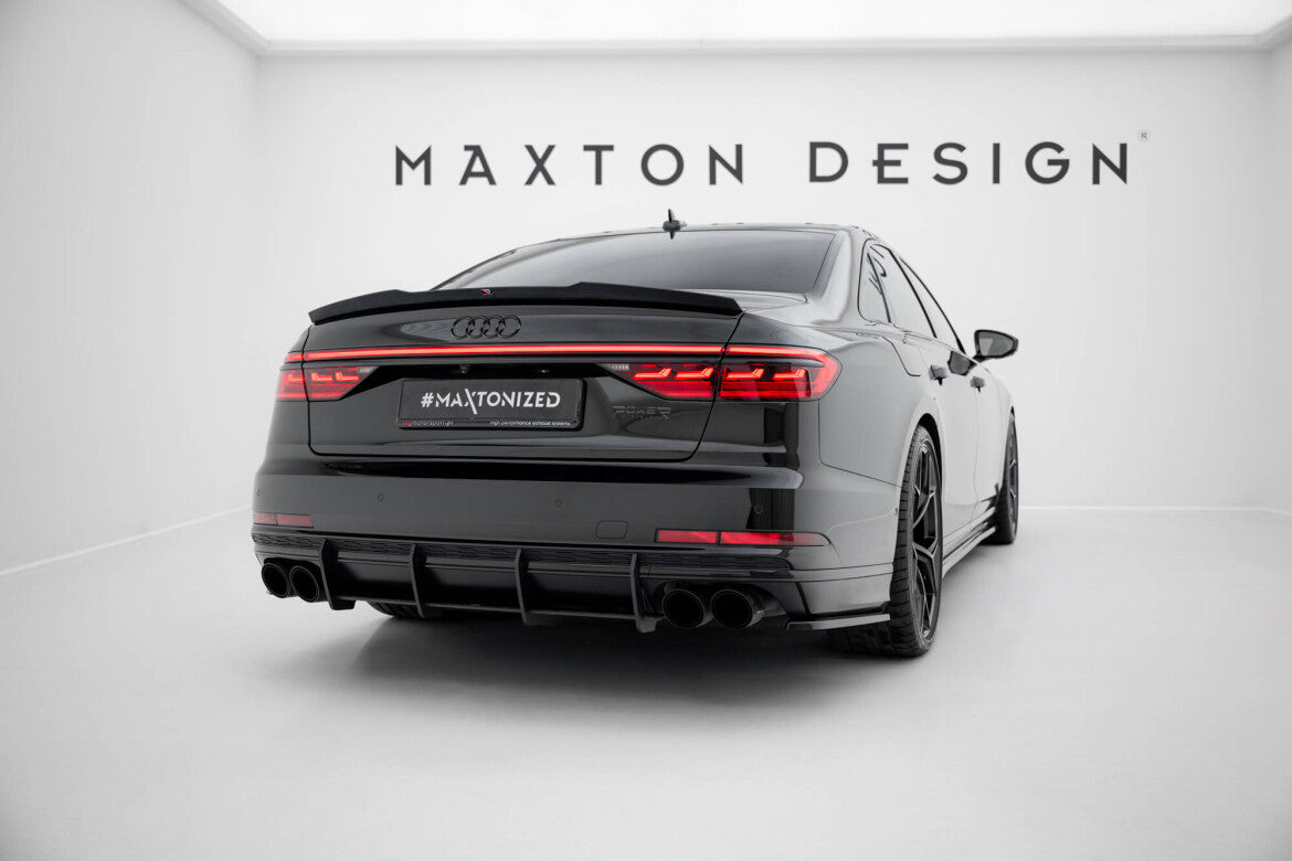 Street Pro Heckansatz Diffusor passend für Audi S8 D5 schwarz matt
