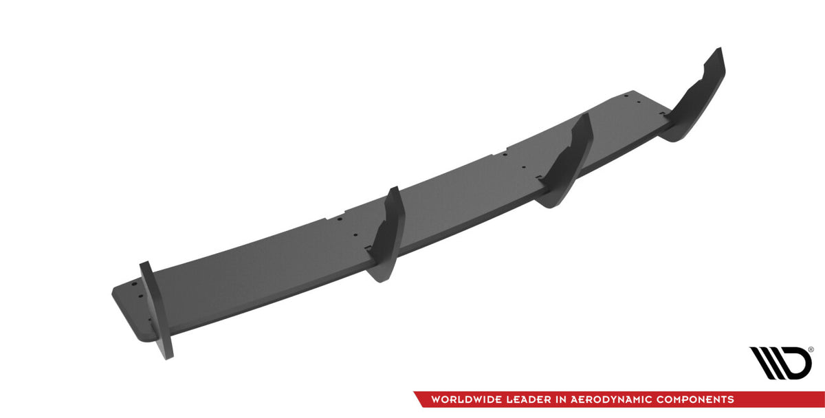 Street Pro Heckansatz Diffusor passend für Audi S8 D5 schwarz matt