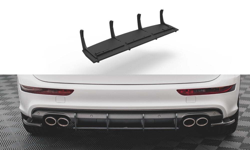 Street Pro Heckansatz Diffusor passend für Audi SQ5 Mk1 (8R) schwarz matt