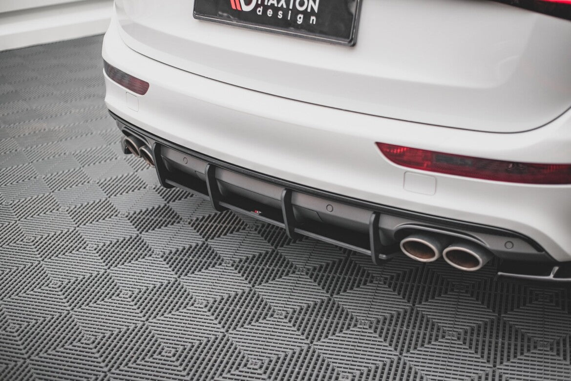 Street Pro Heckansatz Diffusor passend für Audi SQ5 Mk1 (8R) schwarz matt