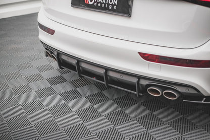Street Pro Heckansatz Diffusor passend für Audi SQ5 Mk1 (8R) schwarz matt