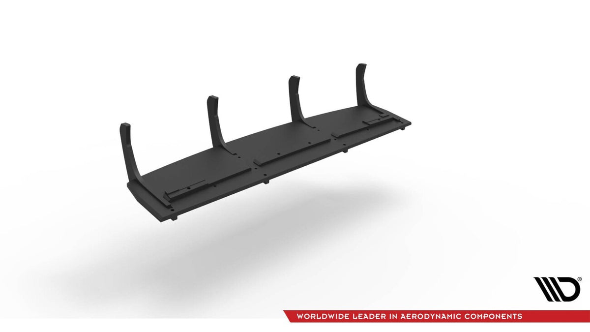 Street Pro Heckansatz Diffusor passend für Audi SQ5 Mk1 (8R) schwarz matt