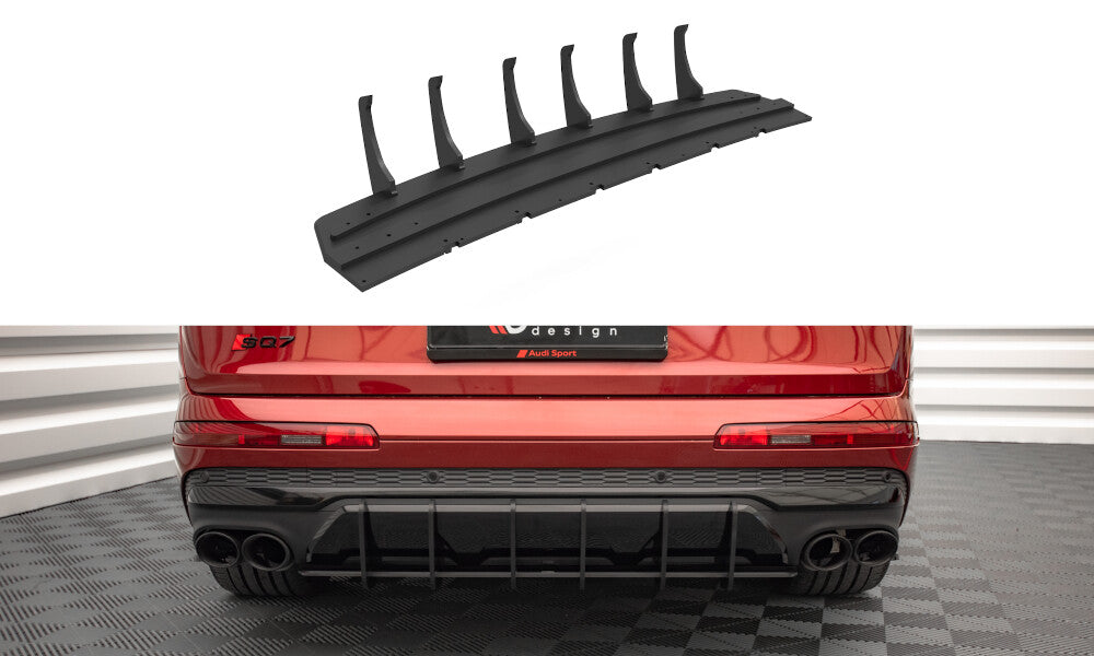 Street Pro Heckansatz Diffusor passend für Audi SQ7 Mk2 (4M) FL schwarz matt