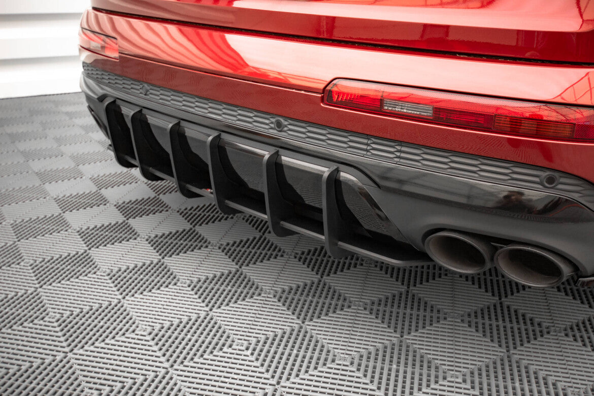 Street Pro Heckansatz Diffusor passend für Audi SQ7 Mk2 (4M) FL schwarz matt