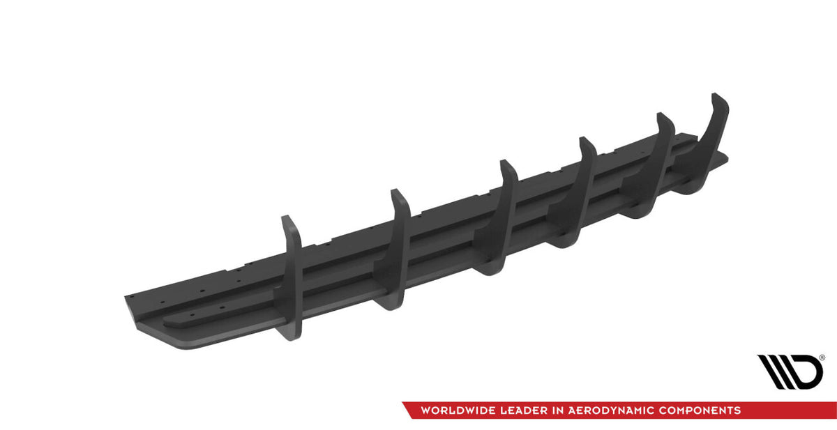 Street Pro Heckansatz Diffusor passend für Audi SQ7 Mk2 (4M) FL schwarz matt