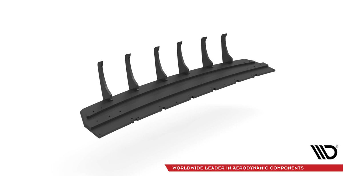 Street Pro Heckansatz Diffusor passend für Audi SQ7 Mk2 (4M) FL schwarz matt
