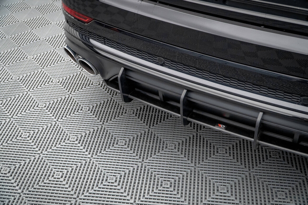 Street Pro Heckansatz Diffusor passend für Audi SQ8 Mk1 schwarz matt