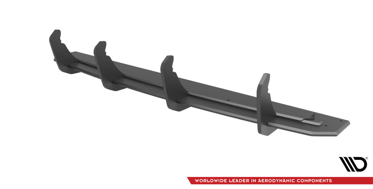 Street Pro Heckansatz Diffusor passend für Audi SQ8 Mk1 schwarz matt