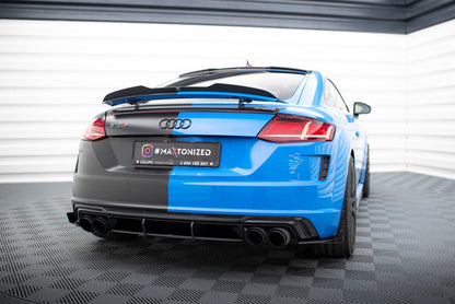 Street Pro Heckansatz Diffusor passend für Audi TT S 8S FL schwarz matt