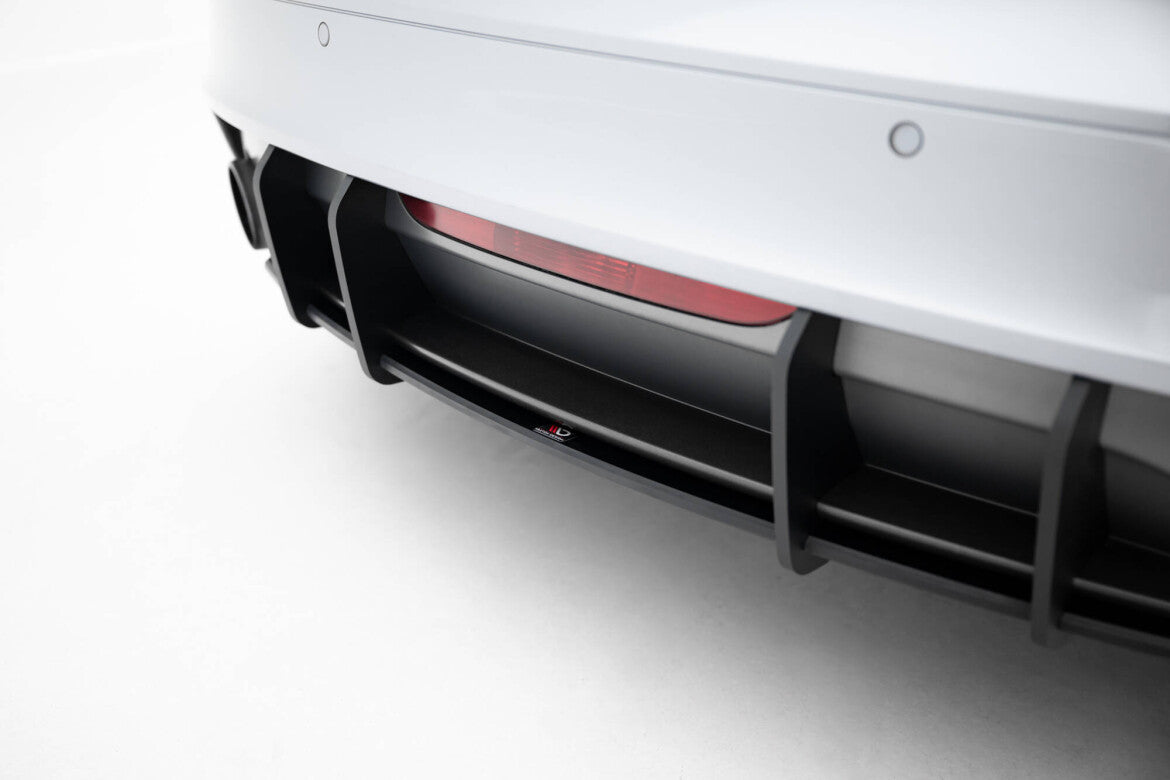 Street Pro Heckansatz Diffusor passend für Audi TT S-Line 8J FL schwarz matt