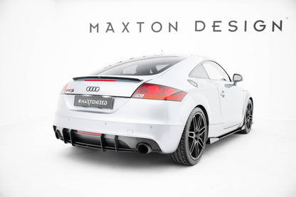 Street Pro Heckansatz Diffusor passend für Audi TT S-Line 8J FL schwarz matt