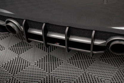 Street Pro Heckansatz Diffusor passend für Audi TT S-Line 8S schwarz matt