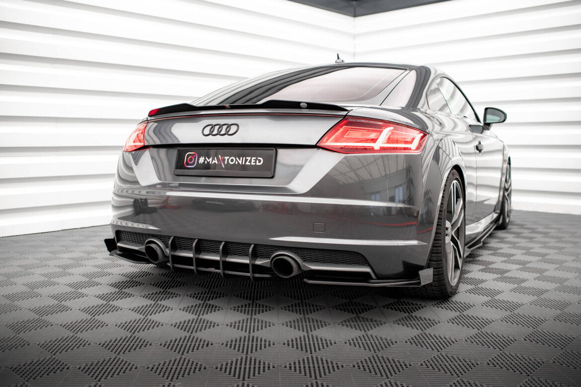 Street Pro Heckansatz Diffusor passend für Audi TT S-Line 8S schwarz matt