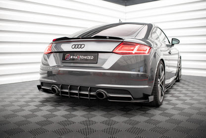 Street Pro Heckansatz Diffusor passend für Audi TT S-Line 8S schwarz matt