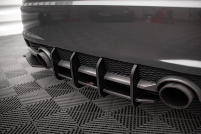 Street Pro Heckansatz Diffusor passend für Audi TT S-Line 8S schwarz matt