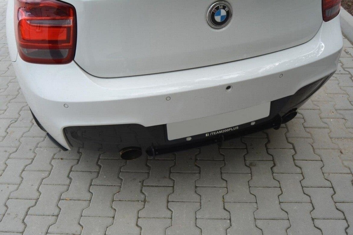 Street Pro Heckansatz Diffusor passend für BMW 1er F20/F21 M-POWER (vor FL) schwarz matt