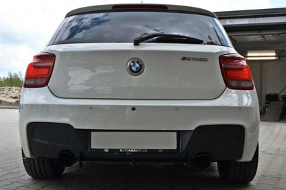 Street Pro Heckansatz Diffusor passend für BMW 1er F20/F21 M-POWER (vor FL) schwarz matt