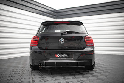 Street Pro Heckansatz Diffusor passend für BMW 1er F20 schwarz matt
