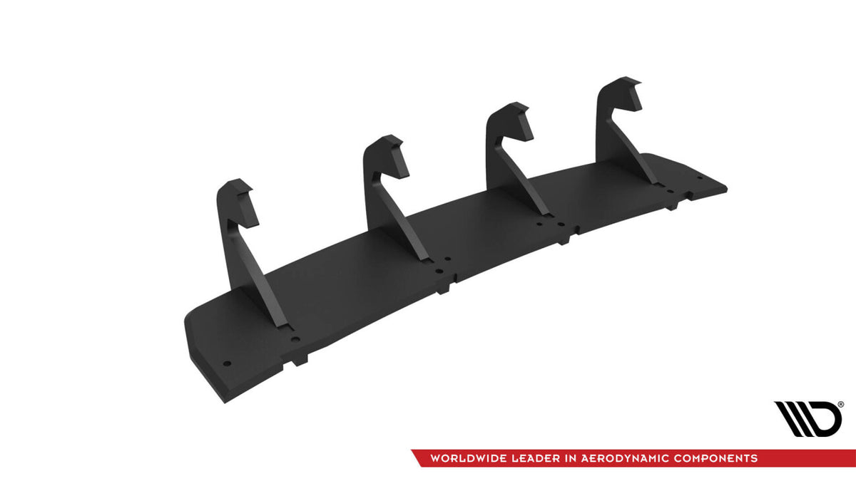 Street Pro Heckansatz Diffusor passend für BMW 1er M Coupe E82 schwarz matt