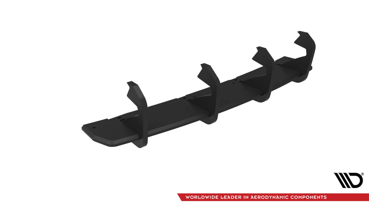 Street Pro Heckansatz Diffusor passend für BMW 1er M Coupe E82 schwarz matt