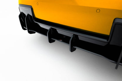 Street Pro Heckansatz Diffusor passend für BMW 1er M-Paket F70 schwarz matt