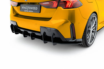 Street Pro Heckansatz Diffusor passend für BMW 1er M-Paket F70 schwarz matt