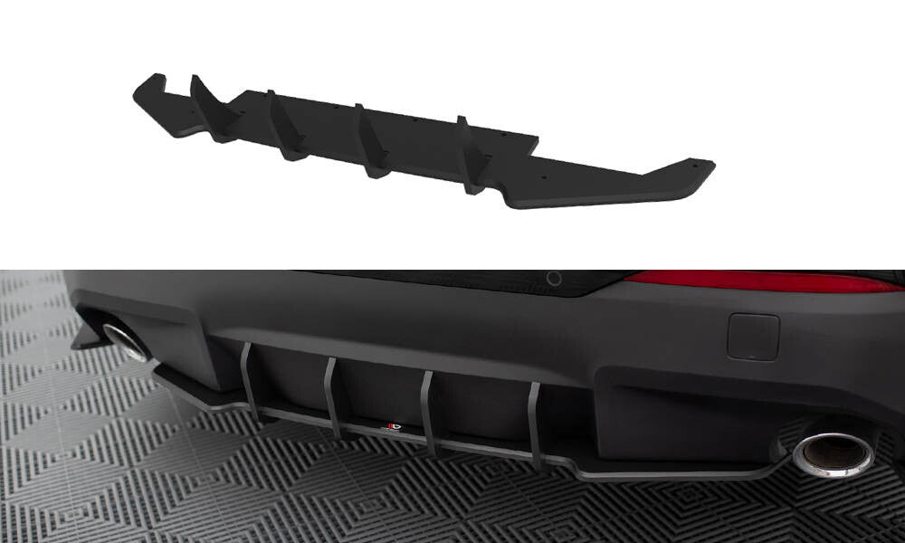 Street Pro Heckansatz Diffusor passend für BMW 2 Coupe G42 schwarz matt