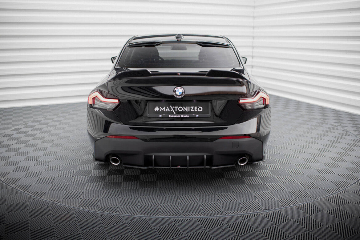 Street Pro Heckansatz Diffusor passend für BMW 2 Coupe G42 schwarz matt