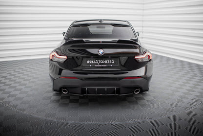 Street Pro Heckansatz Diffusor passend für BMW 2 Coupe G42 schwarz matt