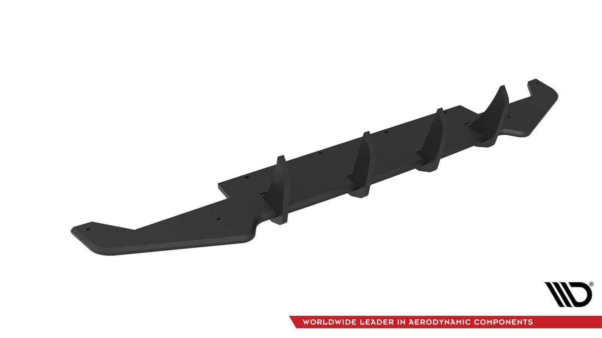 Street Pro Heckansatz Diffusor passend für BMW 2 Coupe G42 schwarz matt