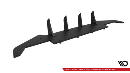 Street Pro Heckansatz Diffusor passend für BMW 2 Coupe G42 schwarz matt