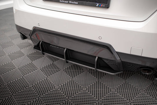 Street Pro Heckansatz Diffusor passend für BMW 2 Coupe M-Paket G42 schwarz matt