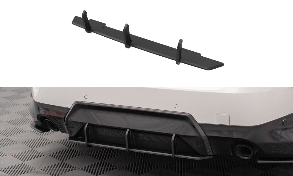 Street Pro Heckansatz Diffusor passend für BMW 2 Coupe M-Paket G42 schwarz matt