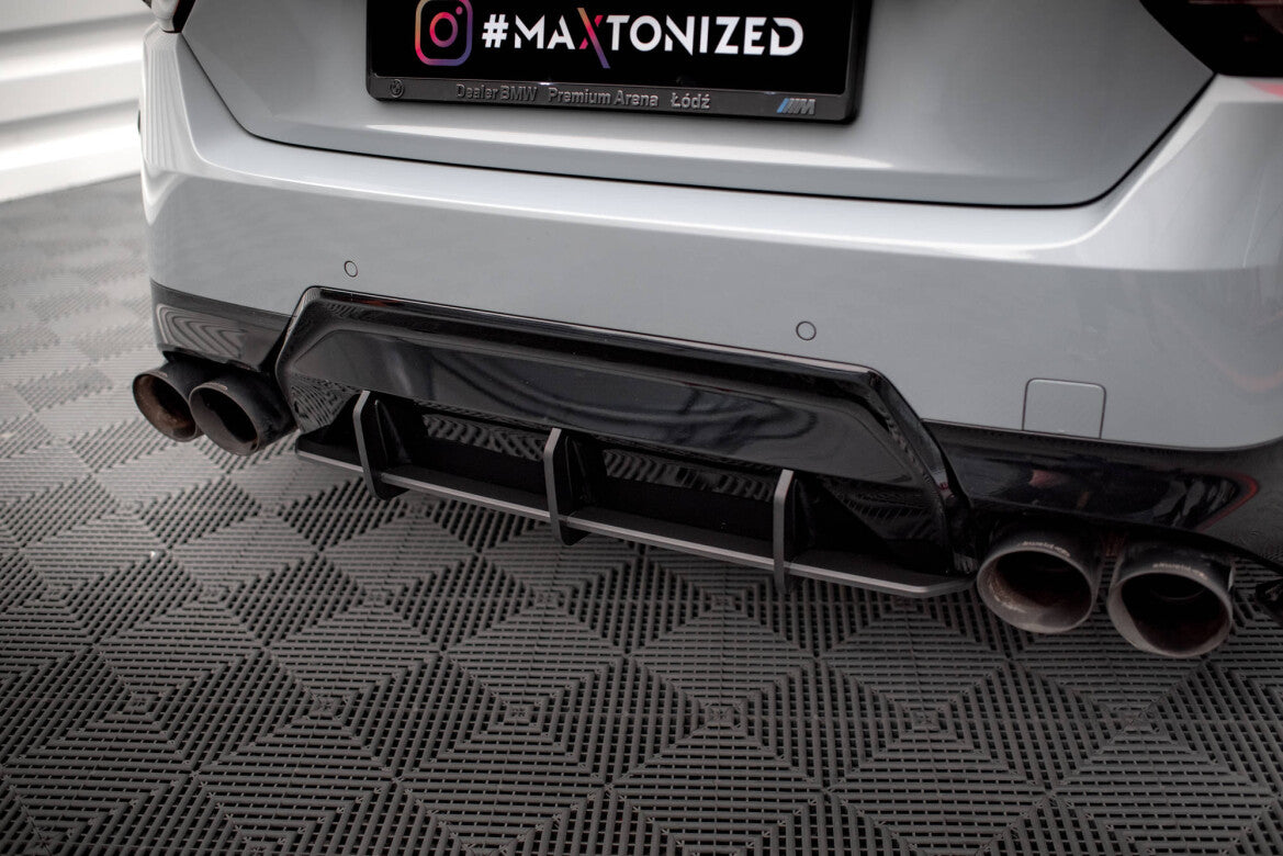 Street Pro Heckansatz Diffusor passend für BMW 2 Coupe M240i G42 schwarz matt