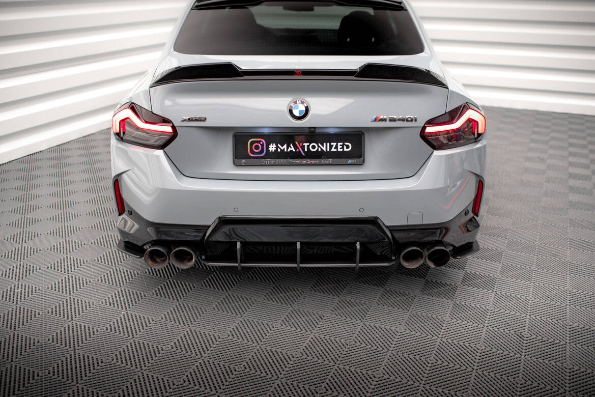 Street Pro Heckansatz Diffusor passend für BMW 2 Coupe M240i G42 schwarz matt