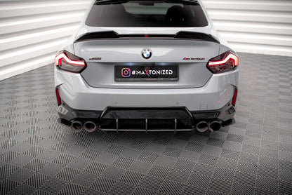 Street Pro Heckansatz Diffusor passend für BMW 2 Coupe M240i G42 schwarz matt