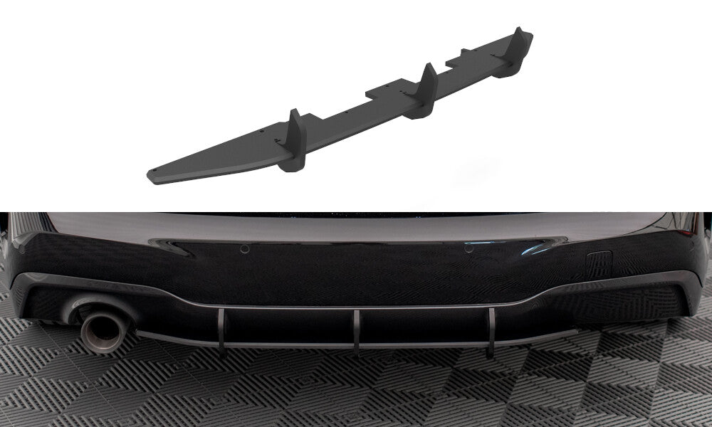 Street Pro Heckansatz Diffusor passend für BMW 2 Gran Coupe M-Paket F44 roter Kern