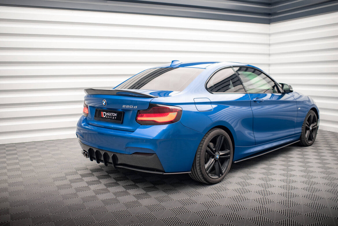 Street Pro Heckansatz Diffusor passend für BMW 2 M-Paket F22 schwarz matt