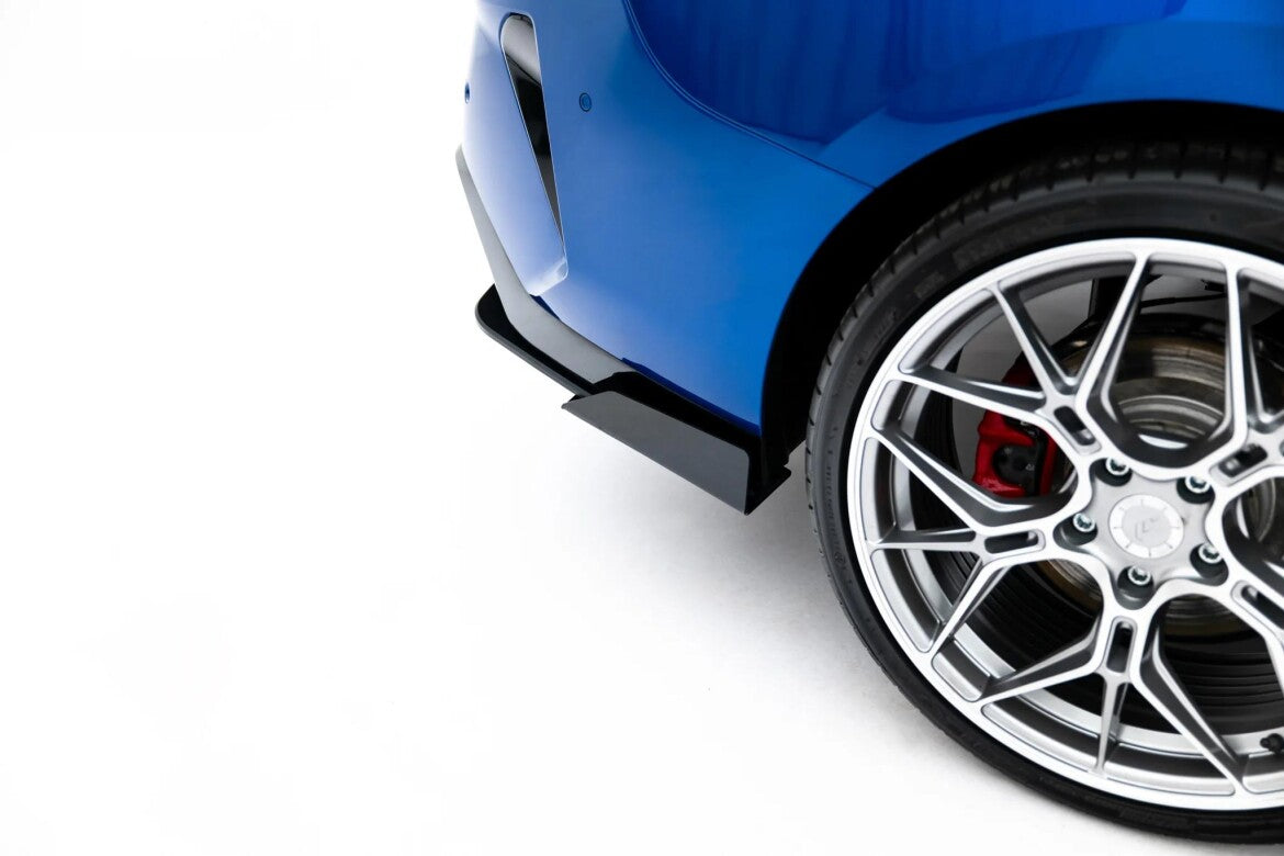 Street Pro Heckansatz Diffusor passend für BMW 2 M-Paket Gran Coupe F74 schwarz matt + Hochglanz Flaps