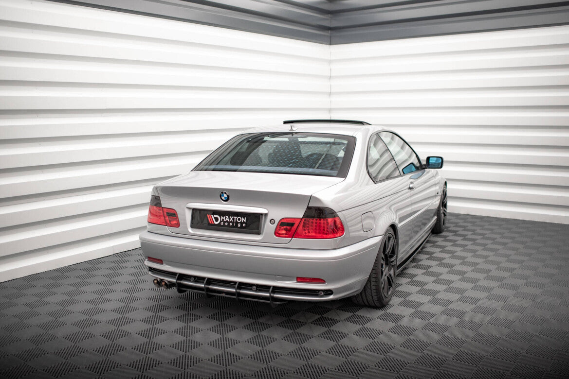 Street Pro Heckansatz Diffusor passend für BMW 3er Coupe E46 schwarz matt