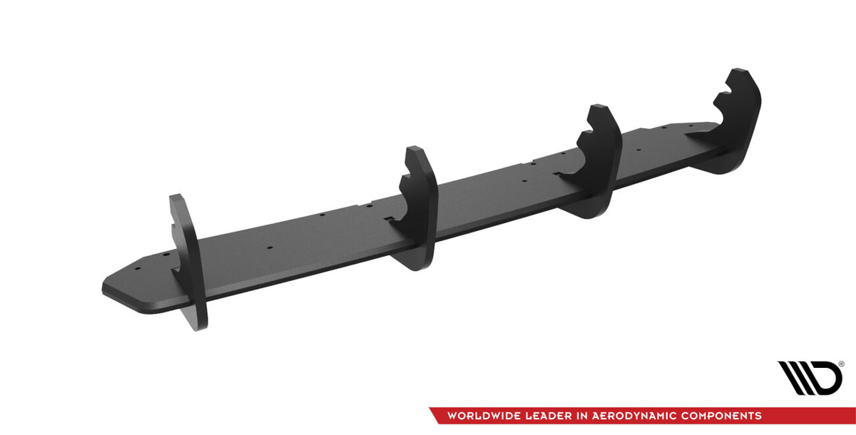 Street Pro Heckansatz Diffusor passend für BMW 3er Coupe E46 schwarz matt