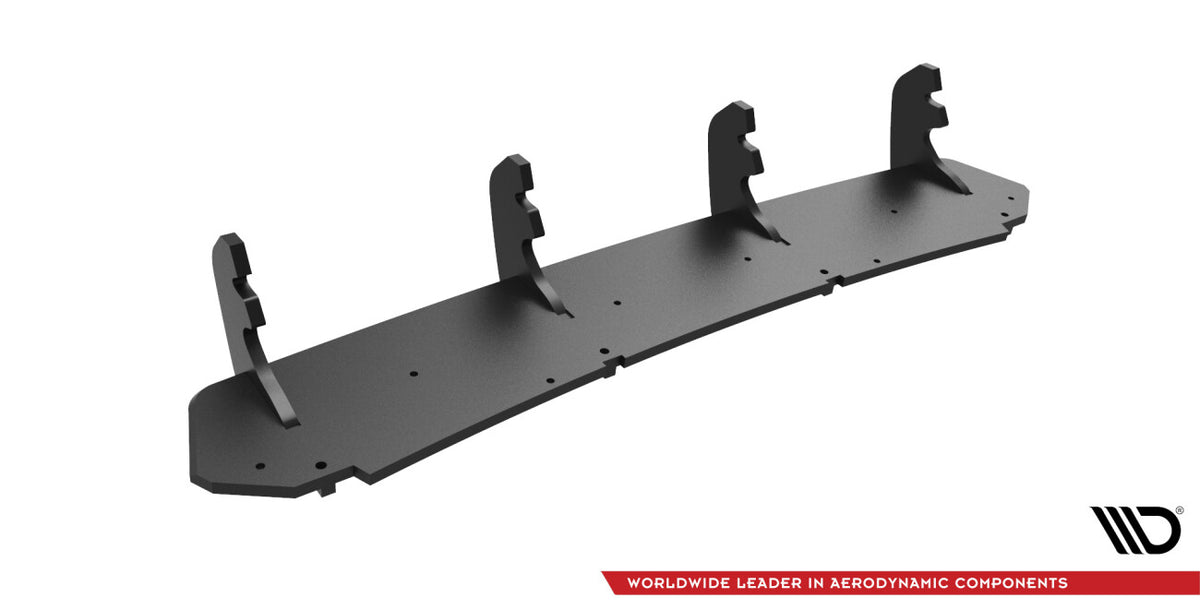 Street Pro Heckansatz Diffusor passend für BMW 3er Coupe E46 schwarz matt