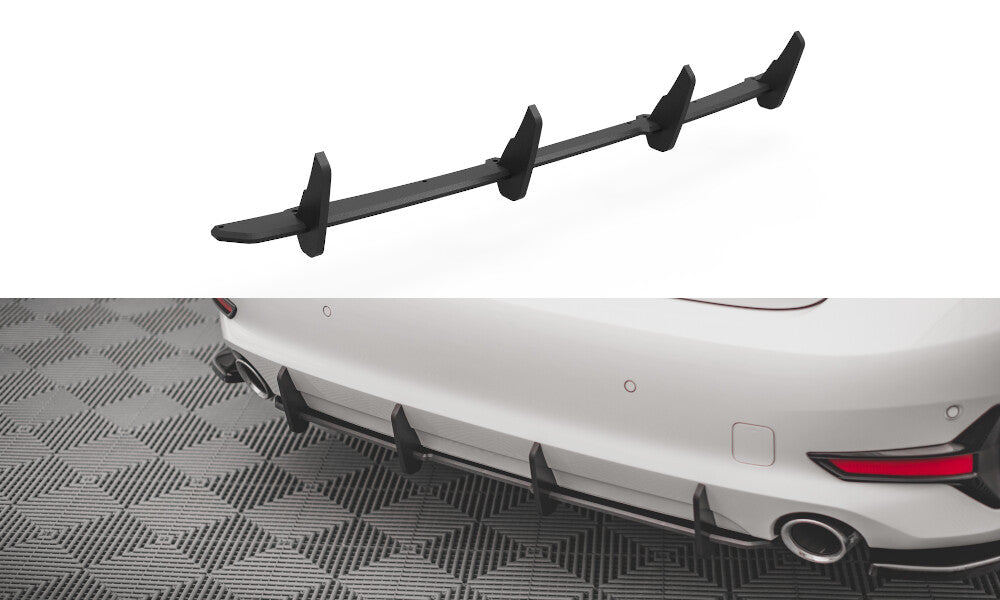 Street Pro Heckansatz Diffusor passend für BMW 3er G20 / G21 schwarz matt